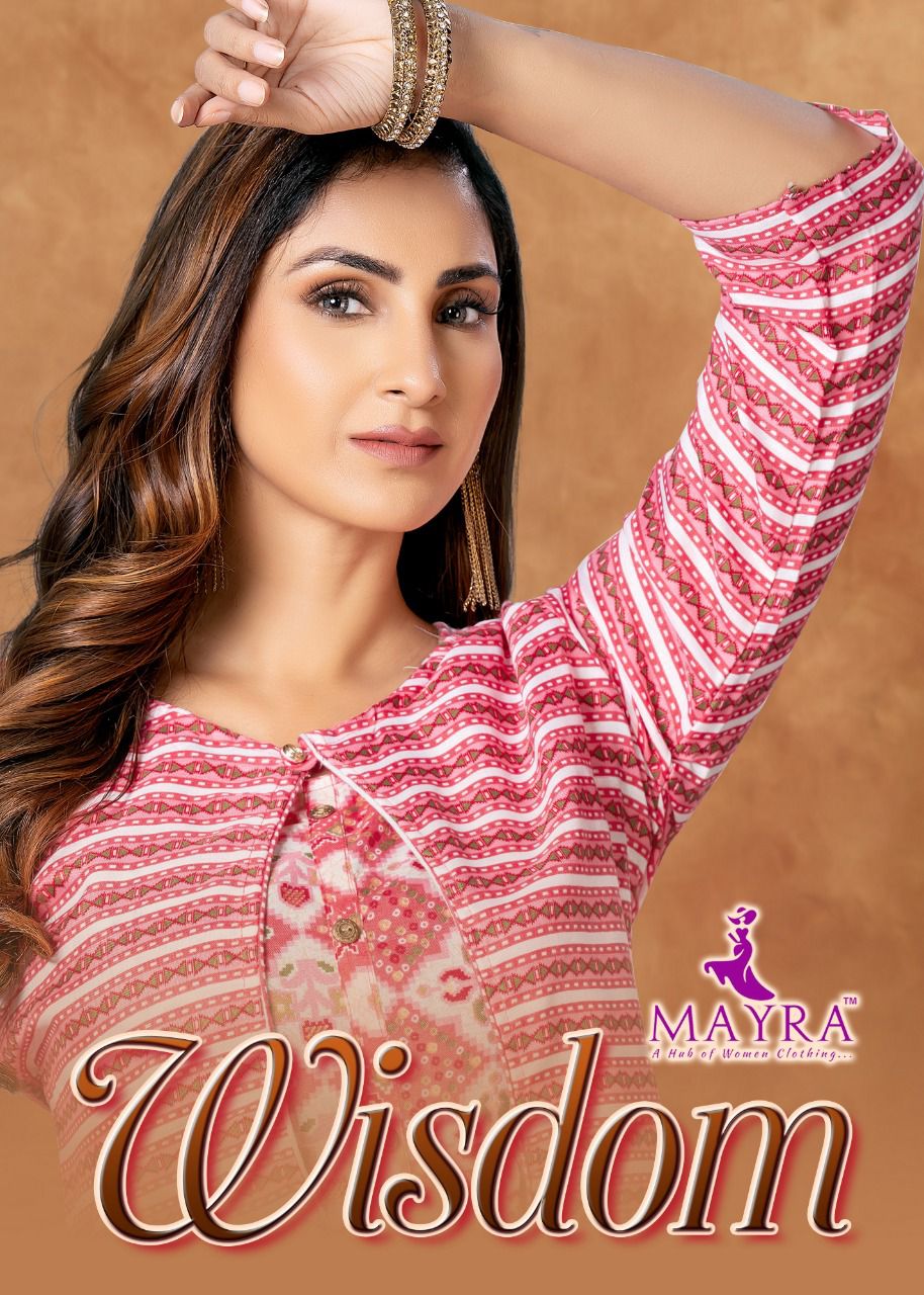 Mayra Wisdom New Fancy Ethnic Wear Printed Kurti Collection